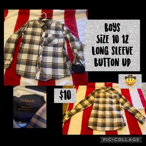 Boys button down long sleeve